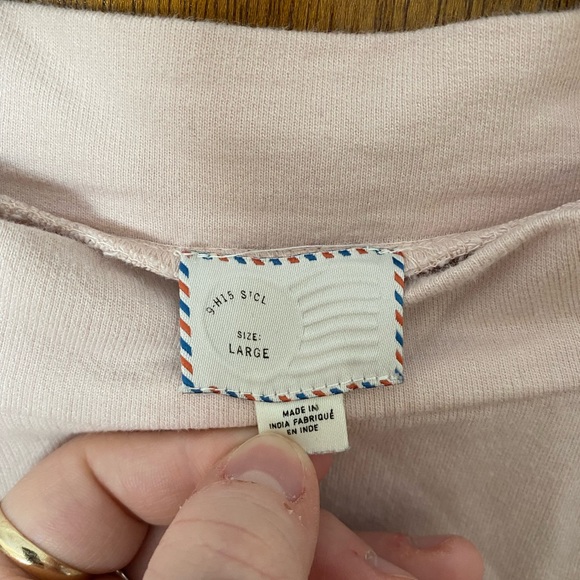 Anthropologie Embroidered Sweatshirt - Picture 2 of 3